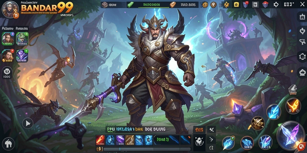 Menampilkan gameplay seru dan interaksi pemain di BANDAR99.