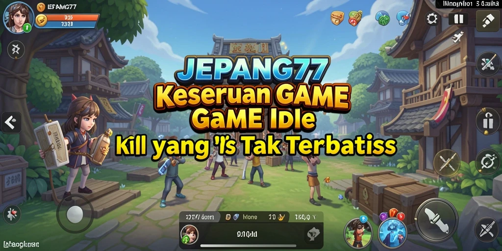 Tampilan gameplay JEPANG77 dengan elemen Idle yang menarik.