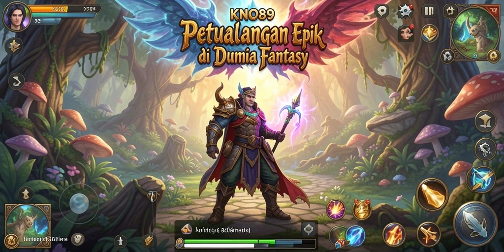 Menampilkan gameplay menakjubkan KNO89 dalam dunia petualangan yang luas.