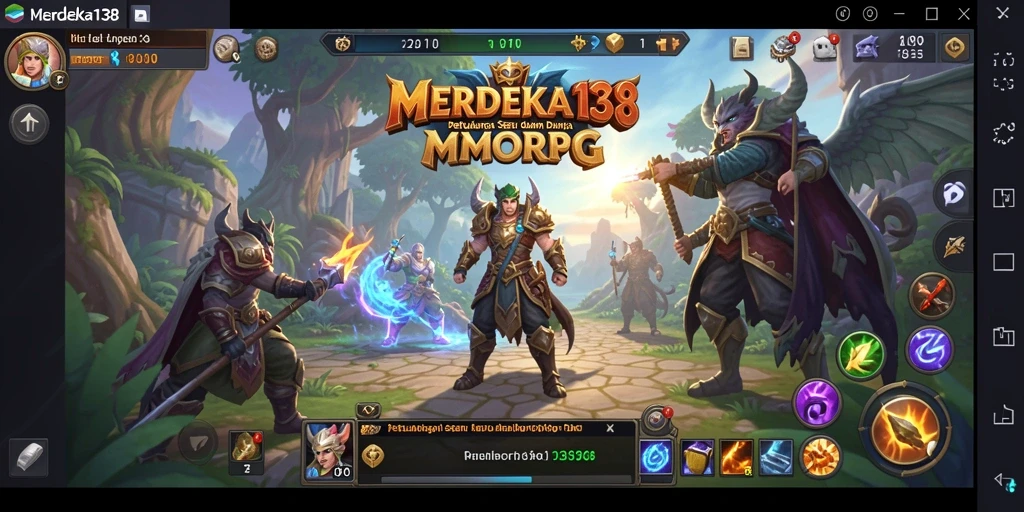 Tangkapan layar gameplay <strong>MERDEKA138</strong> menampilkan aksi seru dalam dunia MMORPG.