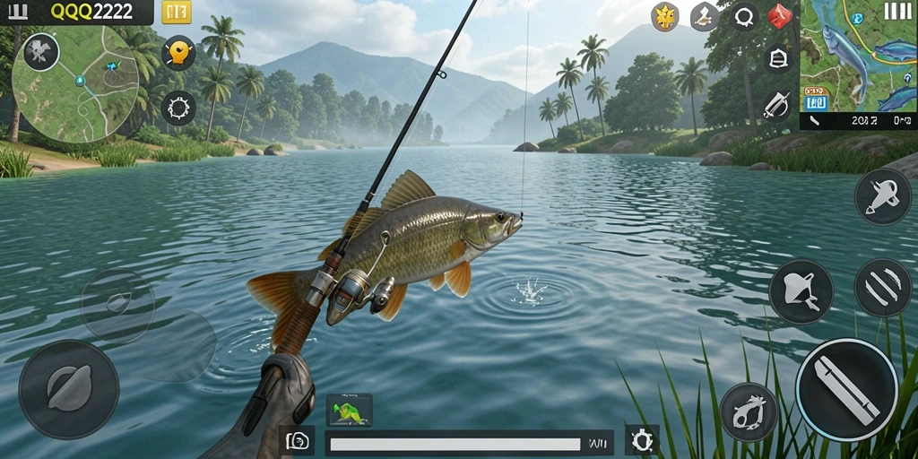 Tangkapan ikan yang menakjubkan dalam game QQ222.