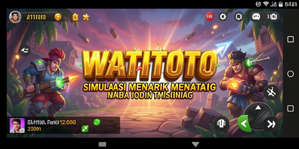 Screenshot gameplay WATITOTO yang menampilkan grafis dan interaksi.